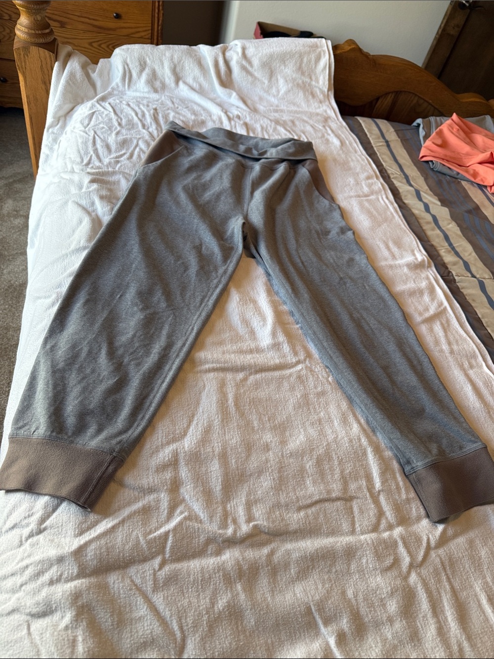 lululemon athletica Heather Gray Cozy Jogger Pants